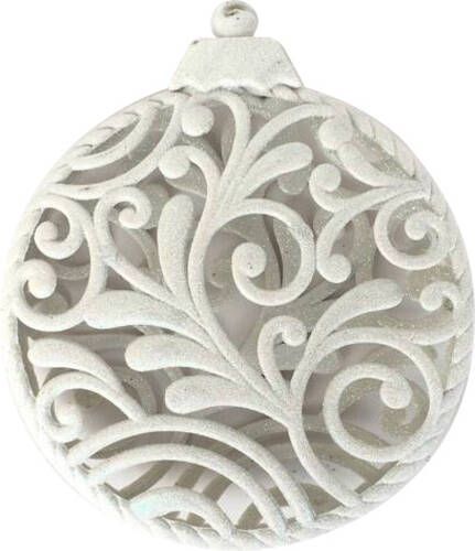 Декорация новогодняя Shunda Подвеска медалька ажурная 15 см EPI-SD21-145W 
