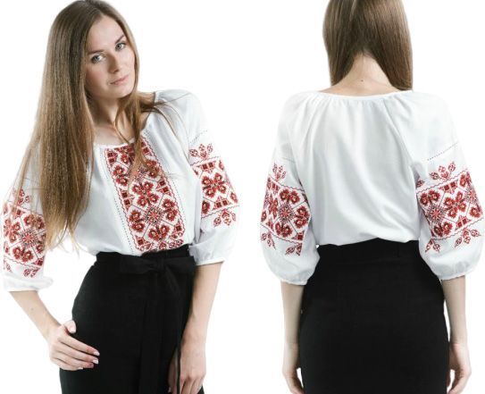 Вишиванка Едельвіка р. 48-50 білий 54-17/09 