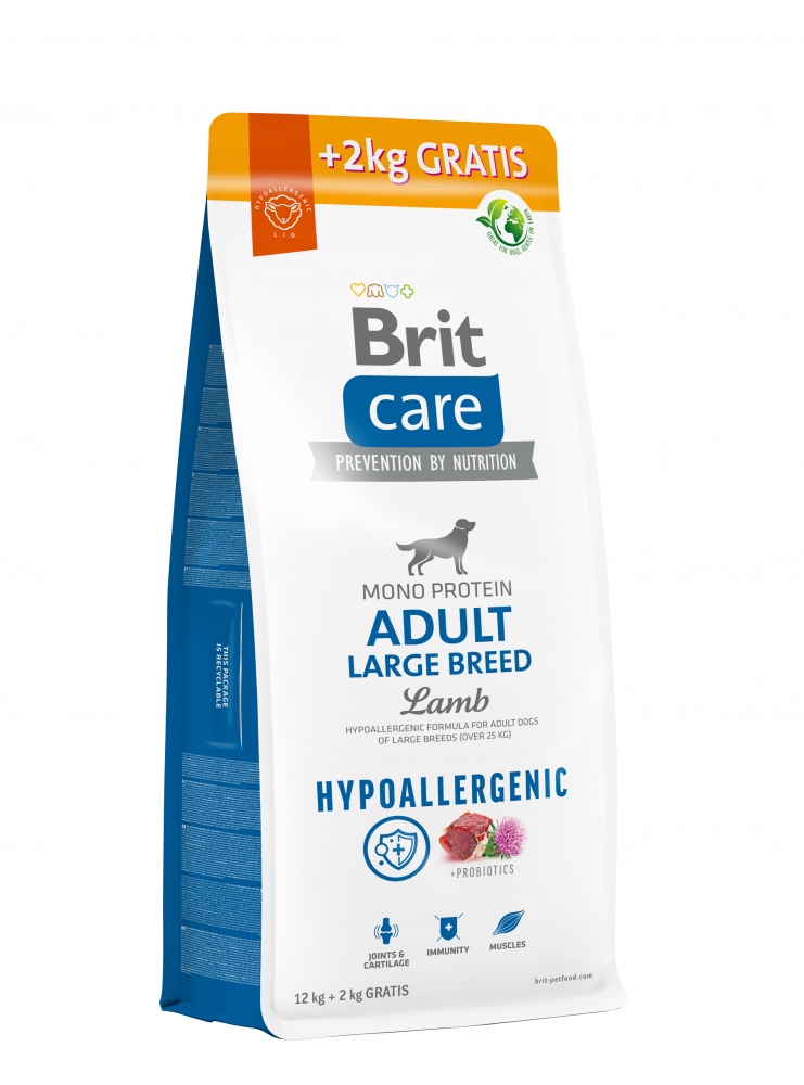 Корм сухий Brit CARE Dog Hypoallergenic з ягням 14 кг