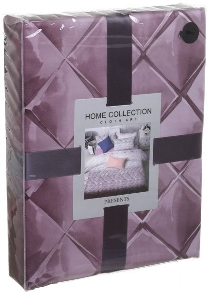 Комплект постільної білизни Pink leather 2 фіолетовий із рожевим 