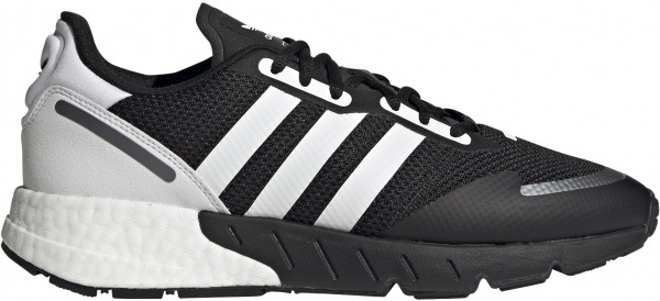 Кроссовки Adidas ZX 1K BOOST FX6515 р.UK 8 черно-белый