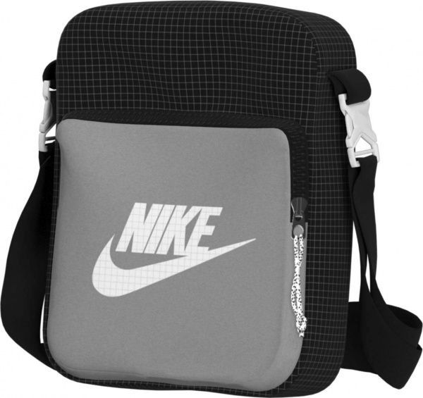 Сумка через плечо Nike CV1408-010 белый с черным 