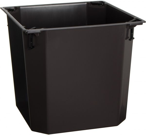 Горшок пластиковый Plastkon ELISE матовый квадратный 52,2л антрацит 
