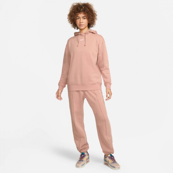 Джемпер Nike W NSW ESSNTL CLCTN FLC OS HOOD DQ5097-609 р. S бузковий