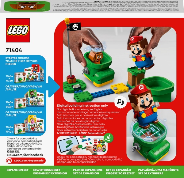 Конструктор LEGO Super Mario Дополнительный набор «Ботинок Гумбы» 71404