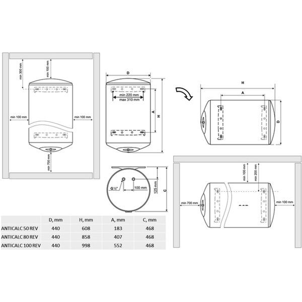 Бойлер TESY ANTICALC REV 80 