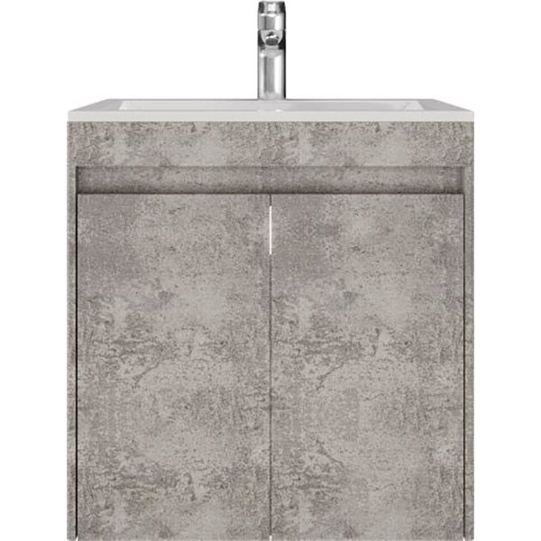 Тумба подвесная Water House Preference N1 60 МДФ базальт лофт под умыв.Como 60