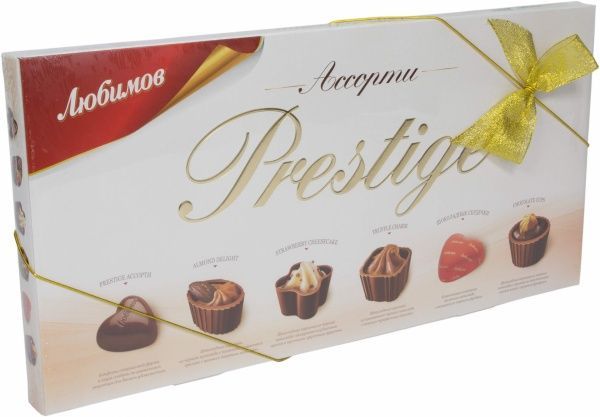 Шоколадные конфеты Любимов Ассорти Prestige 286 г (4820075504397) 