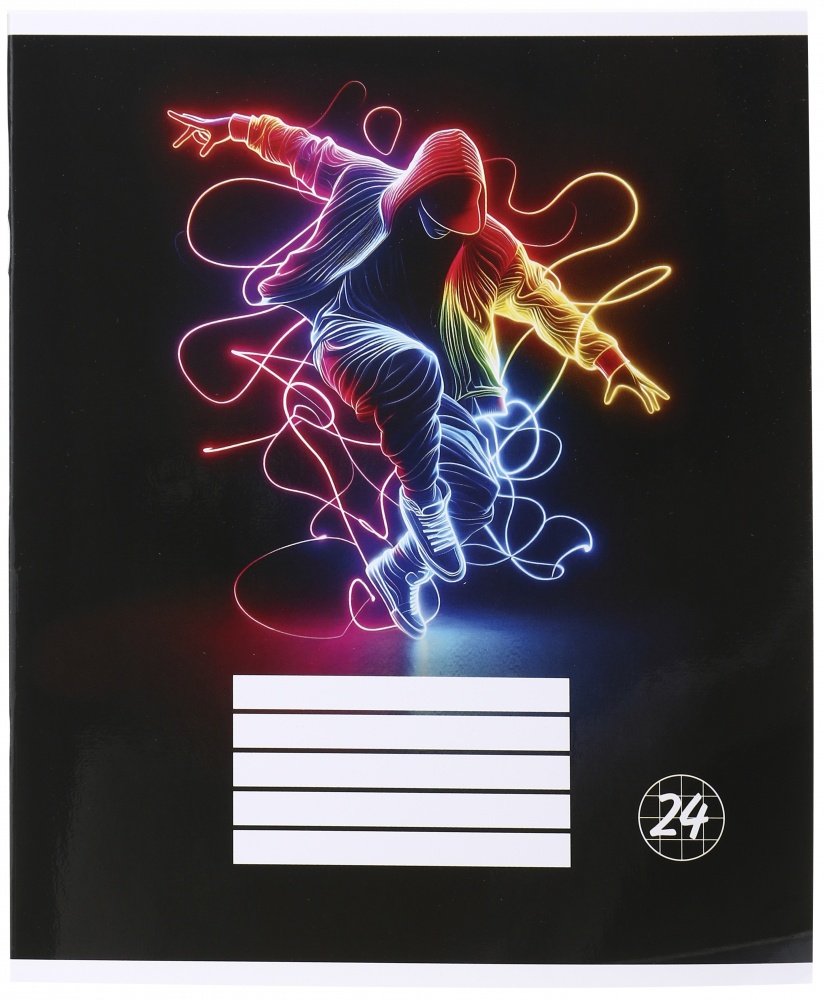 Тетрадь школьная Neon movement_25 24 листа в клеточку Nota Bene