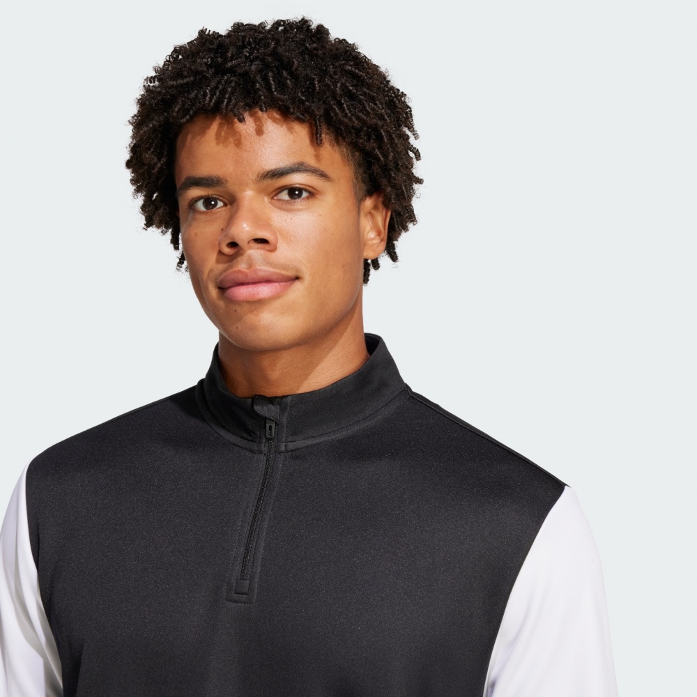 Джемпер Adidas SQ25 TR TOP BLACK/WHITE JE2767 р.M черный