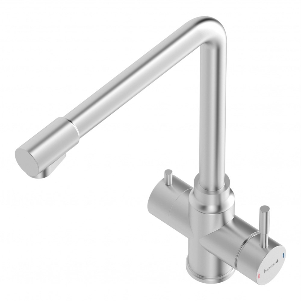 Смеситель для кухни Imprese ARGO-S f03409016JS, с подключением для питьевой воды, сталь