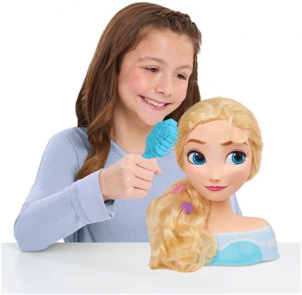 Игровой набор Just Play Frozen Эльза для стилизирования причесок 14 предметов