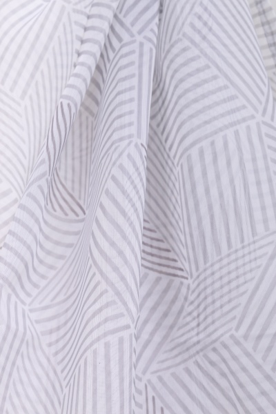 Набор кухонных тюлей Woodblock серый 2 шт. 140х160 см La Nuit