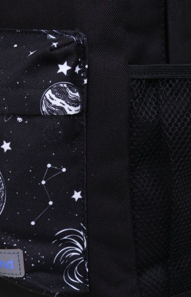 Рюкзак молодежный Bagland Космос 17 л черный суб.917 (533662)