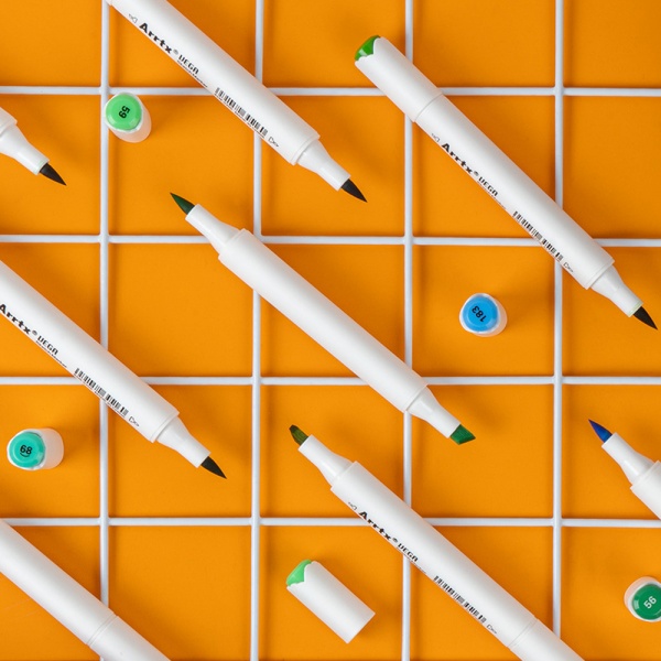 Набір спиртових маркерів Arrtx OROS ASM-0390B 90 кольорів LC302482 