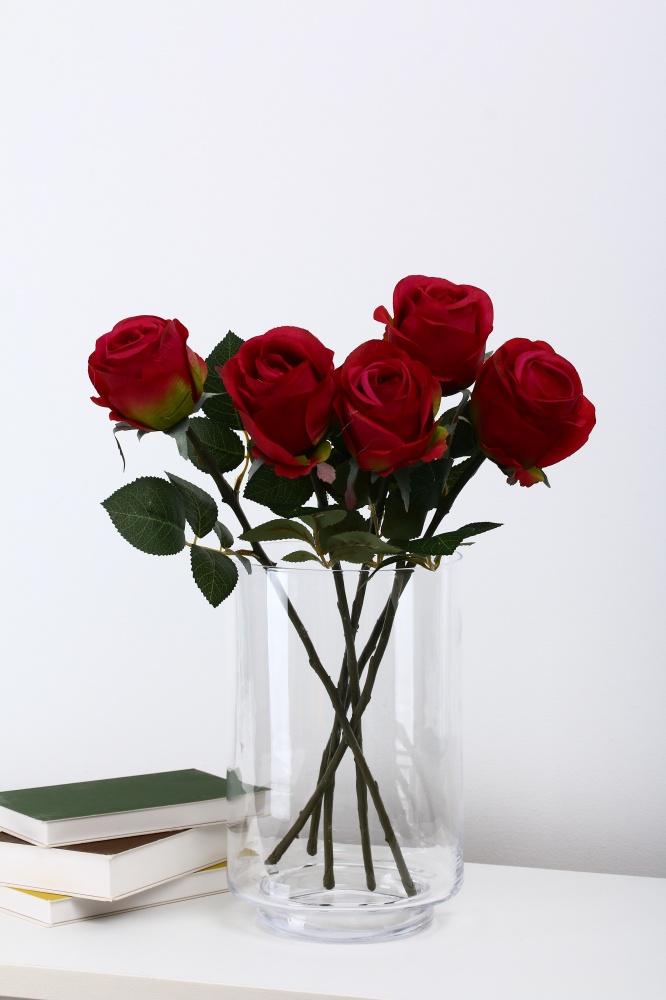 Ваза скляна Wrzesniak Glassworks Straight 28 см прозора 17-9507A