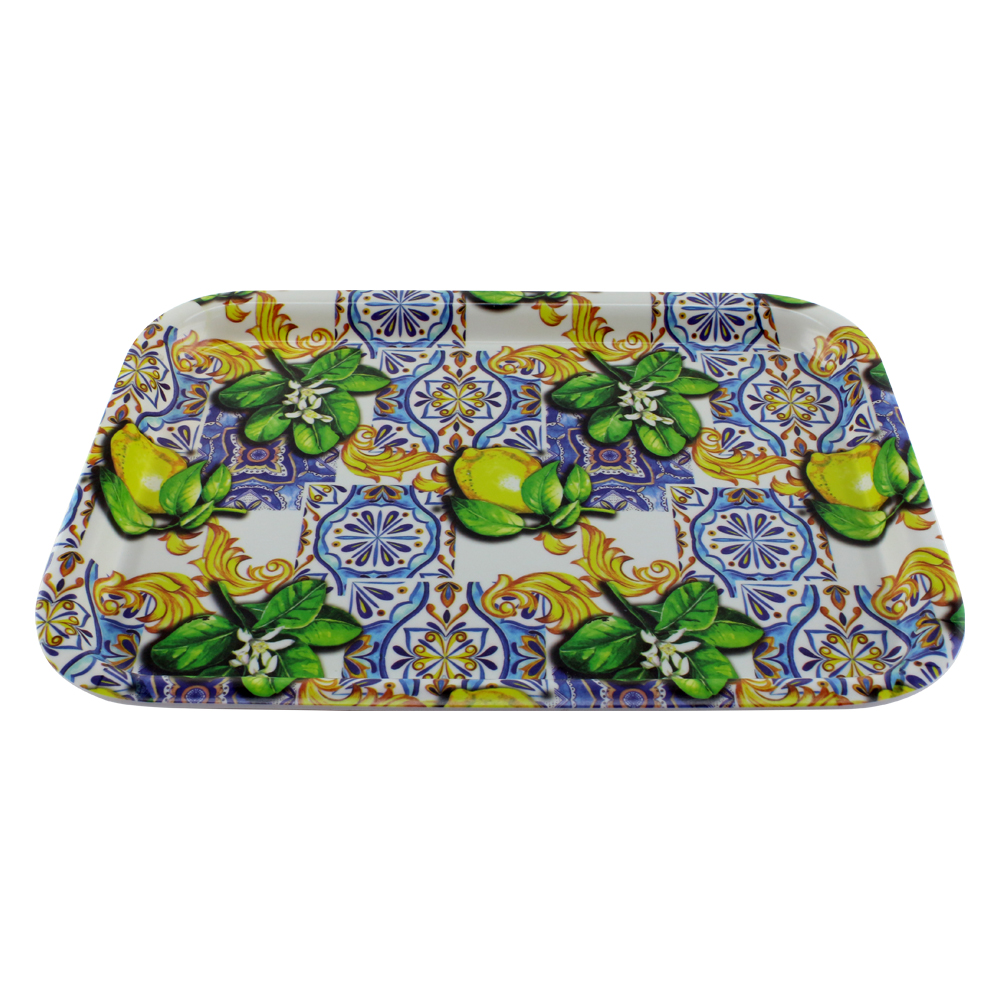 Поднос Arino Lemon 30x22x1,8 см прямоугольный 74651