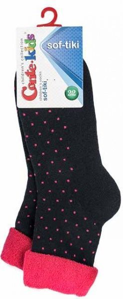 Носки детские Conte-Kids SOF-TIK 227 р.22 темно-синий-малиновый 