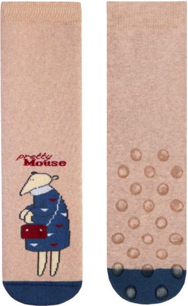 Носки детские Conte-Kids Веселые ножки 295 17С-45СП р.16 бежевый с рисунком 