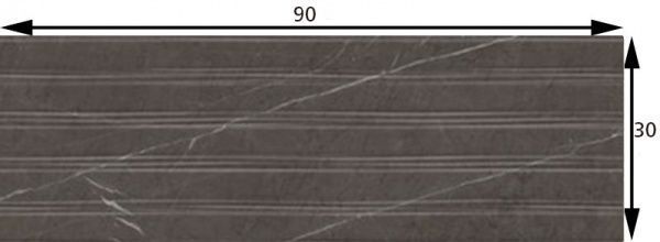 Плитка Cifre Pietra Horizon Antracite 30х90 