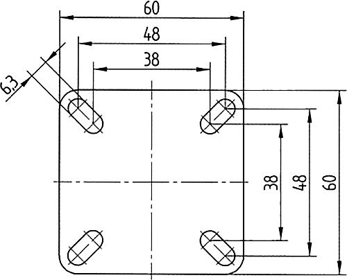 Колесо поворотне 1470 РАО 050 Р40 TENTE