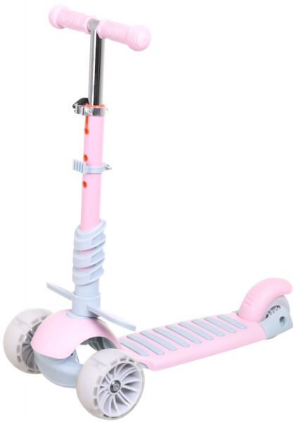 Самокат-трансформер MaxxPro kids дитячий 3в1 рожевий PT1905/yel/black 