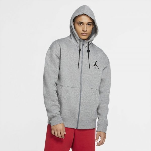 Джемпер Nike M J JUMPMAN AIR FLEECE FZ CK6679-091 р. M сірий