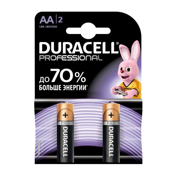 Батарейки Duracell Professional AA (LR6, 316) 2 шт. (81578678) 