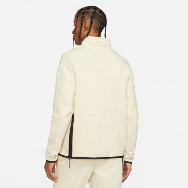 Джемпер Nike M NSW TCH FLC LS FNL NK TOP CZ9897-234 р. 2XL бежевый