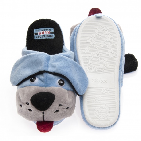 Капці дитячі для хлопчика Home Story р.32-33 блакитний 211554-5 