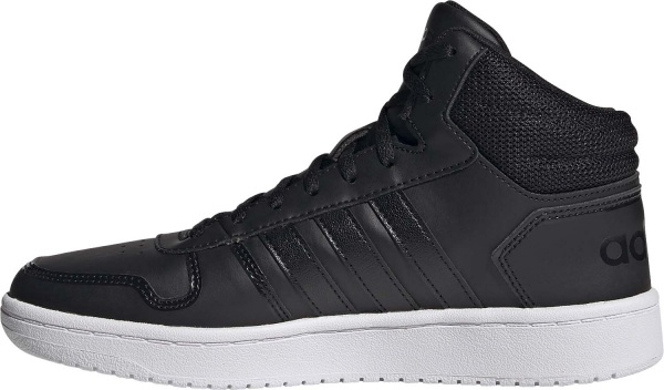 Кроссовки Adidas HOOPS 2.0 MID FY6022 р.UK 4,5 бело-черный