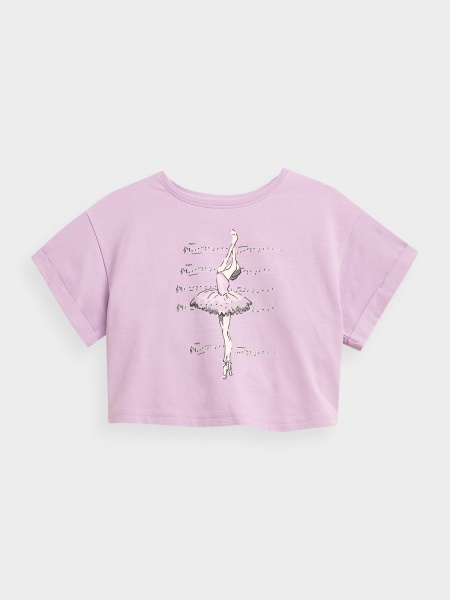 Футболка 4F J4Z21-JTSD202-52S р.128 розовый