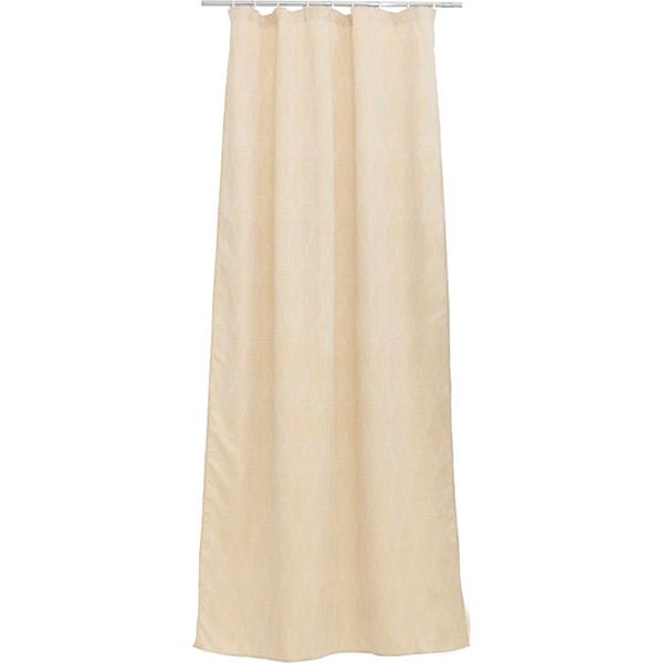 Штора La Nuit Жаккард Ромб золотая 140х275 см