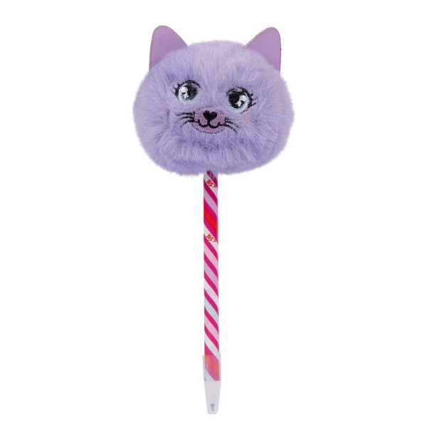 Ручка шариковая YES Fluffy Friends кисуня Элли 