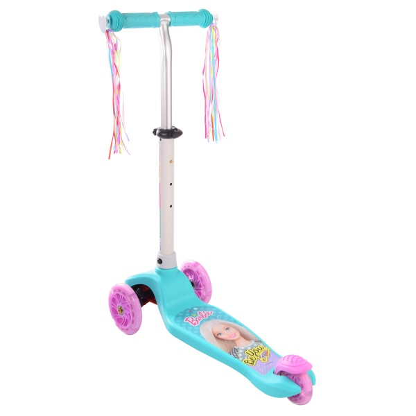 Самокат Barbie бирюзовый LS2116 