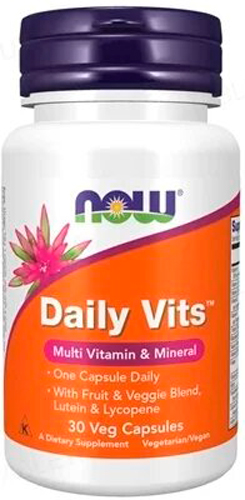 Витаминный комплекс NOW Daily Vits 30 шт./уп. 
