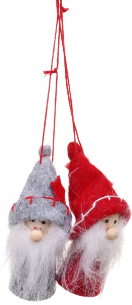 Набор подвесок JUMI Гном Jumi фетр 7,5 см серый A-398313