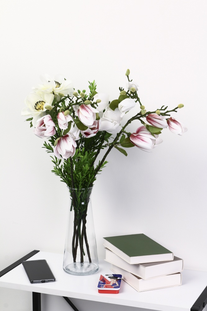 Ваза стеклянная Trendglass Emma прозрачная 25 см