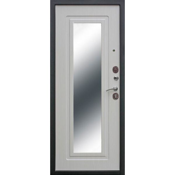 Двері вхідні Tarimus Царське дзеркало муар/Білий ясень (860R)