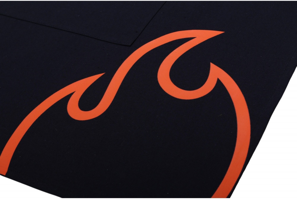 Фартук Grilland Огонь черный 68x80 см