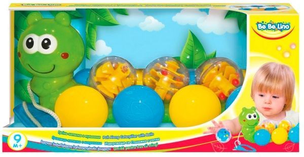 Каталка Bebelino Гусеница с шариками