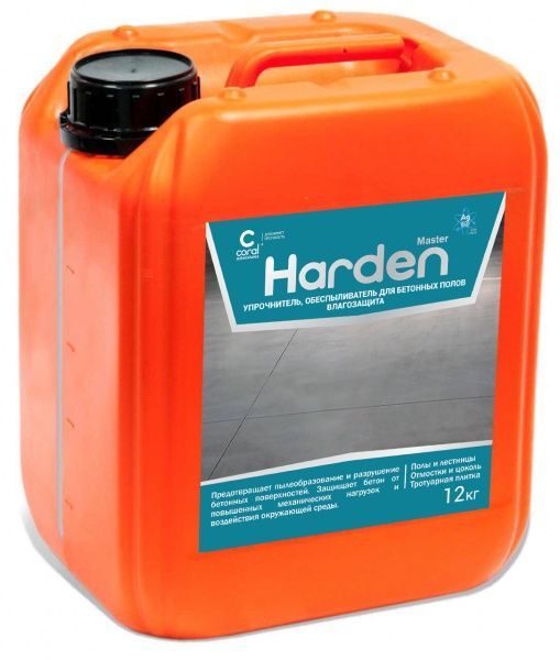 Засіб для зміцнення та знепилення Coral Master Harden 10л