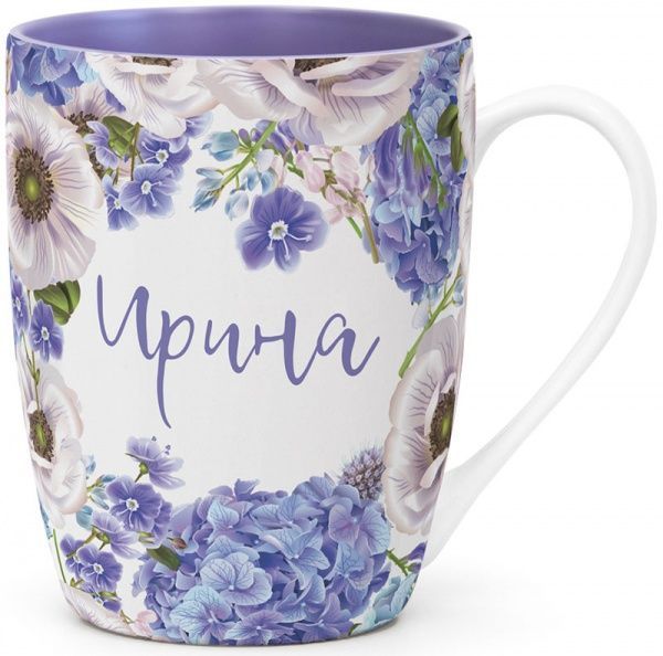 Чашка именная Флора 044-Ирина Be Happy