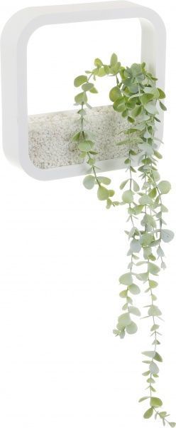 Декор настінний Nature квадратний 22,3x22,3 см білий 