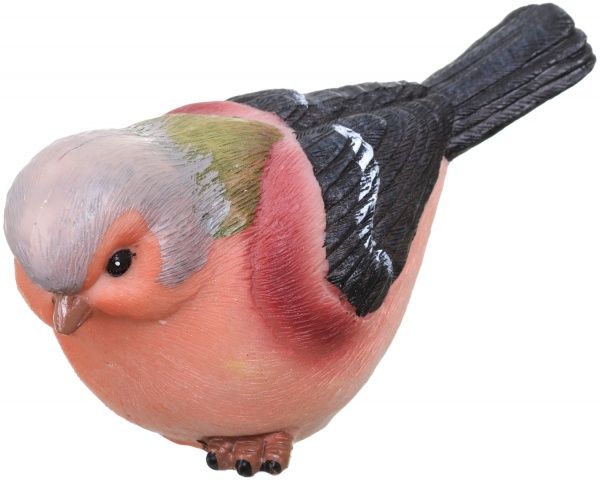 Декоративная фигура желтая птичка 135x75x75 мм