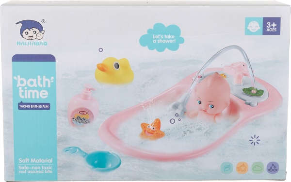 Ігровий набір для ванної Hang Wing пупс, ванночка 31х11х21.5 см HW20008598