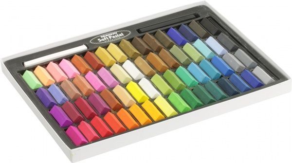 Пастель сухая профессиональная 1/2 мягкая Mungyo 94100673 64 цветов