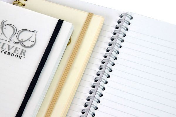 Блокнот Golden & Silver A5 80 аркушів золото Mintra