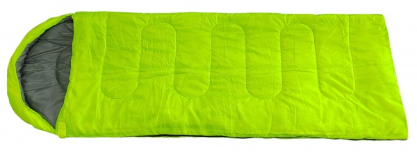 Спальный мешок Grilland с капюшоном OS00002 180+30х75 см салатовый