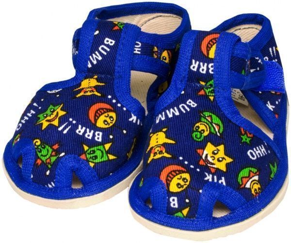 Капці для хлопчиків Экотапок Сандалик літній сині 1075 р.28,5